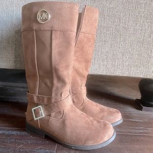 Michael Kors Girls knee high boot style “secret” size 2, brand new in box